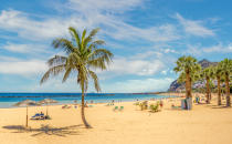 Typically known for its package holiday offering, Tenerife offers more affordable flights than ever – and there's a lot to enjoy for travellers to the island, including hiking trails, mountain-top villages and 400 kilometres of coastline. For fans of astronomy, there's also Mount Teide, the world’s largest solar observatory. Median flight price: £223.88. Percentage price change: -44%. <em>[Photo: Getty]</em>