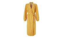 John Lewis is the high street hotspot this season courtesy of this sunflower yellow trench coat. We'll be throwing ours over everything from linen sun dresses to our go-to tailored co-ord - it's the chicest way to tackle spring showers that's for sure. <a href="https://www.johnlewis.com/john-lewis-partners-elasticated-cuff-trench-coat/sunflower-yellow/p3971154" rel="nofollow noopener" target="_blank" data-ylk="slk:Shop now;elm:context_link;itc:0;sec:content-canvas" class="link "><em>Shop now</em></a>.