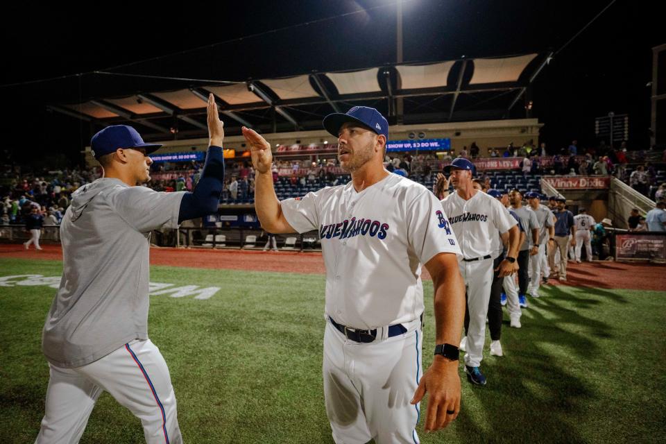 Pensacola Blue Wahoos Kevin Randel now has the most wins as a manager in Blue Wahoos history with 219 after Pensacola beat the Mississippi Braves on Sunday, May 5, 2024.