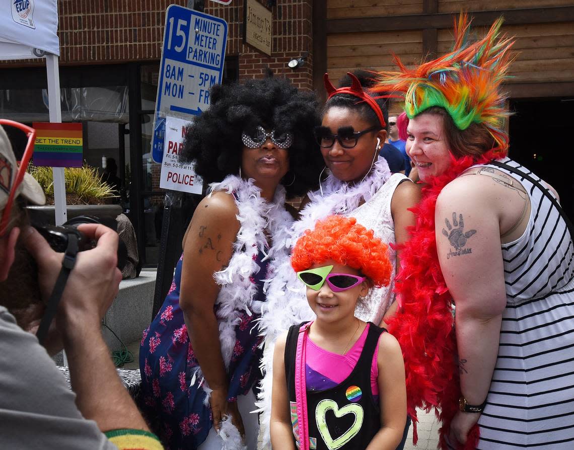 Thousands crowd Fayetteville Street in Raleigh in 2015 for the annual Out! Raleigh, a free street festival with music, food vendors, and a Kid Zone. The pride celebration for the lesbian, gay, bisexual and transgender community is a fundraiser for the LGBT Center of Raleigh.