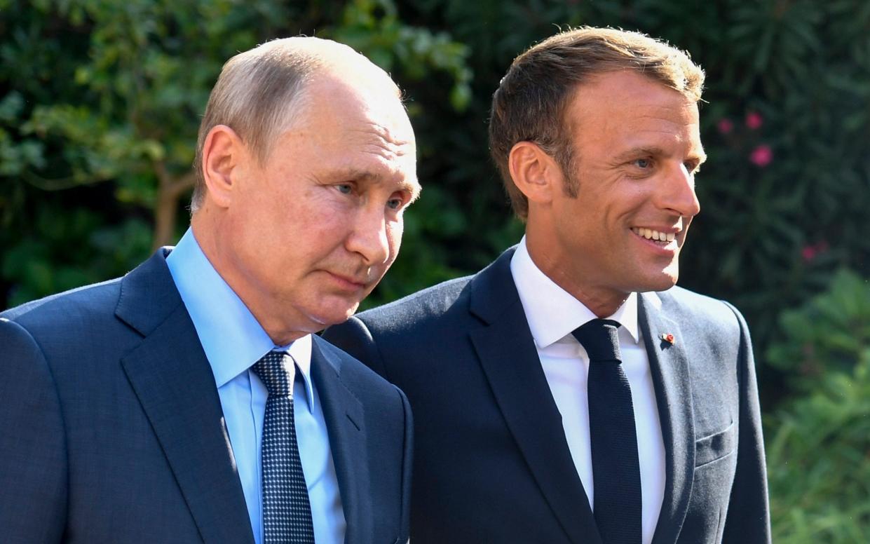 Vladimir Putin told Emmanuel Macron he would rather “play ice hockey” than make a decision on whether to meet Joe Biden over averting war - Gerard Julien 