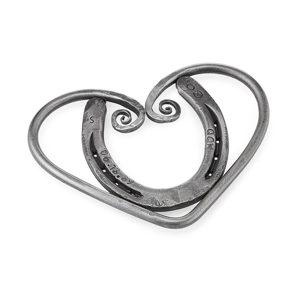 <p><a href="https://go.redirectingat.com?id=74968X1596630&url=https%3A%2F%2Fwww.uncommongoods.com%2Fproduct%2Fpersonalized-horseshoe-heart-trivet&sref=https%3A%2F%2Fwww.bestproducts.com%2Flifestyle%2Fg2467%2Funique-wedding-gift-ideas-for-couples%2F" rel="nofollow noopener" target="_blank" data-ylk="slk:Shop Now;elm:context_link;itc:0;sec:content-canvas" class="link ">Shop Now</a></p><p>Personalized Horseshoe Heart Trivet</p><p>uncommongoods.com</p><p>$68.00</p>