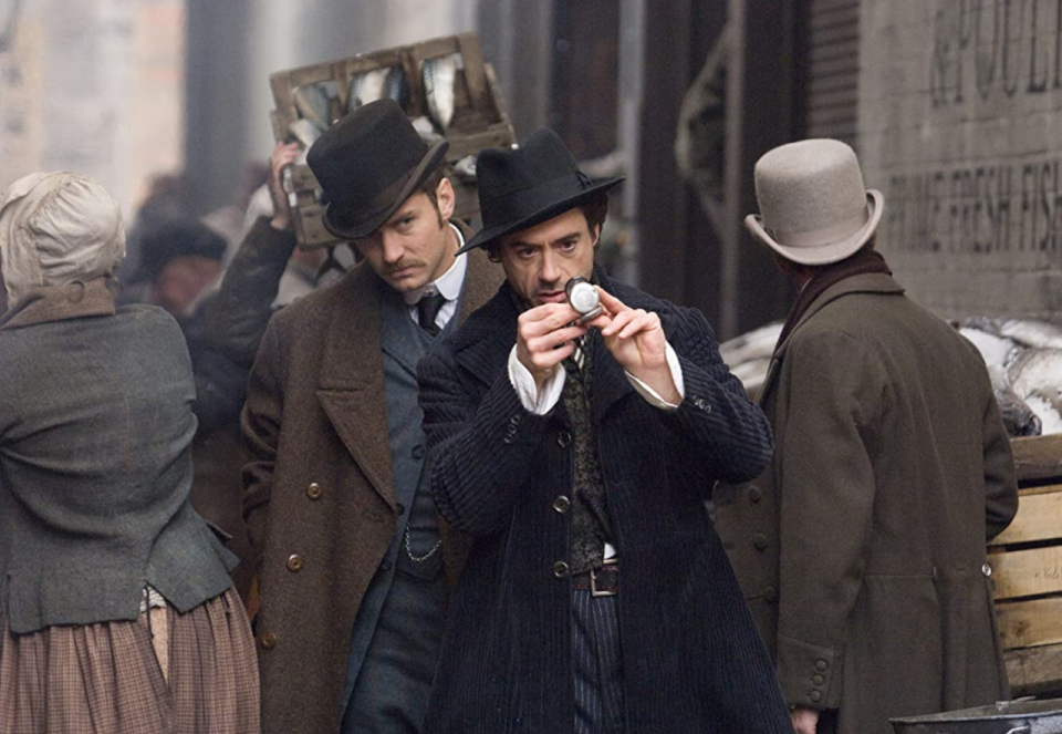 Jude Law and Robert Downey Jr. in ‘Sherlock Holmes’ (2009)