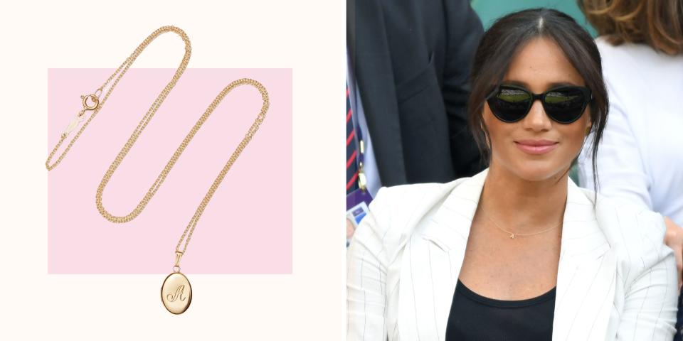 Personalised necklaces are now trending thanks to Meghan Markle