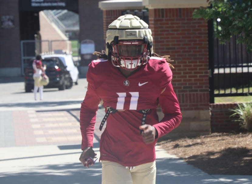 Defensive back Sam McCall was the highest-rated member of FSU's 2022 signing class and seems poised to make an early contribution for the Seminoles from what he showed this spring.