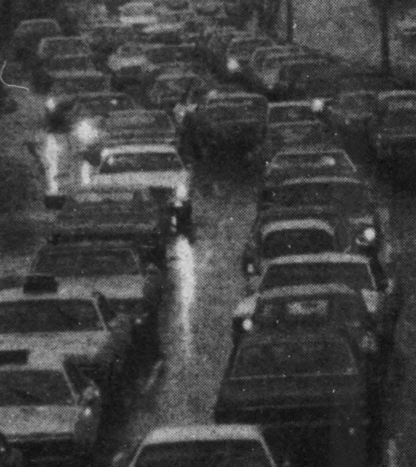 NJ blocked a move by the Central Railroad of New Jersey to increase its off-peak passenger service to lure shoppers from their gas-guzzling cars, it was reported on Thursday, Dec. 6, 1973.