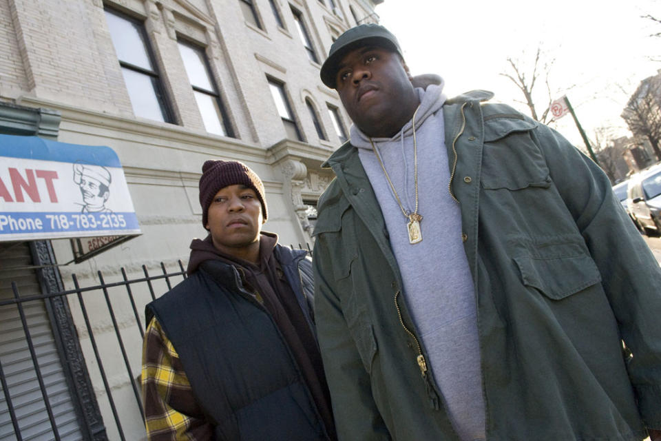 Kevin Phillips Jamal Woolard Notorious Production Stills Fox Searchlight 2009