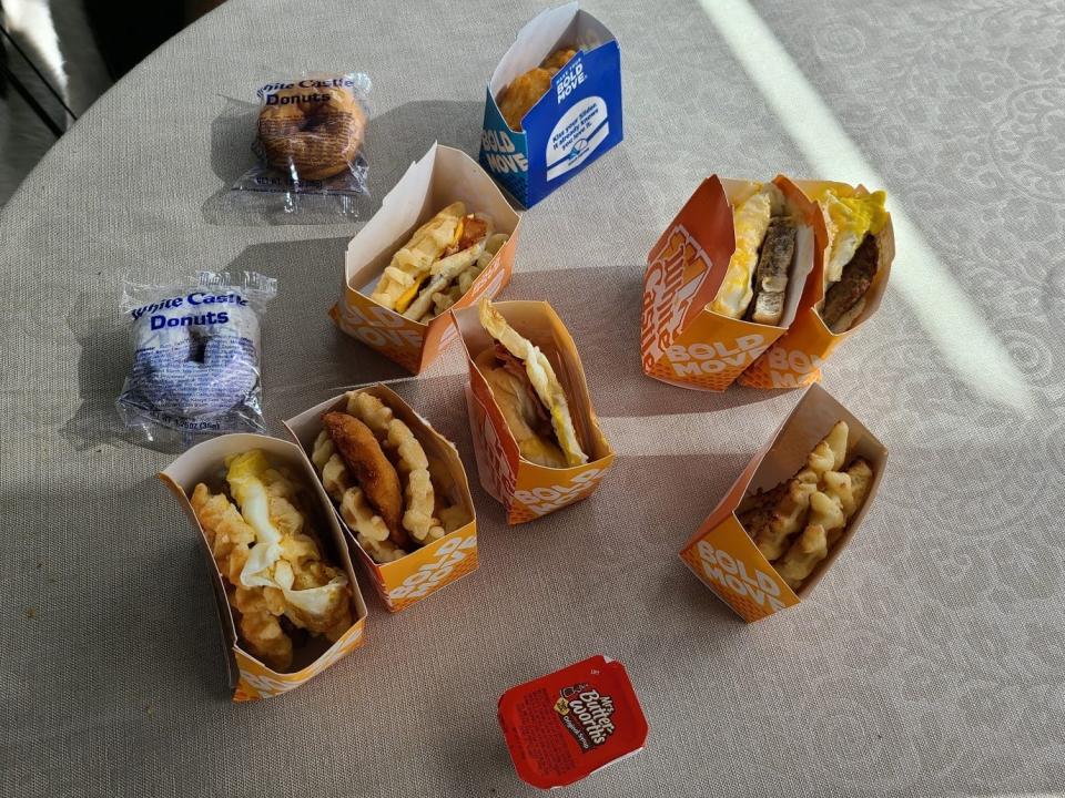 white castle breakfast