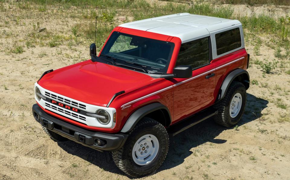 The Ford Bronco Heritage Edition.