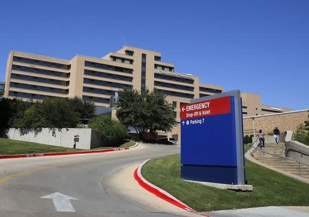 A general view of the Texas Health Presbyterian Hospital in seen in Dallas, Texas, October 4, 2014. REUTERS/Jim Young