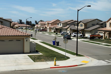 FILE PHOTO: Recently constructed military housing is shown on base at Camp Pendleton, California, U.S., August 30, 2018. REUTERS/Mike Blake/File Photo