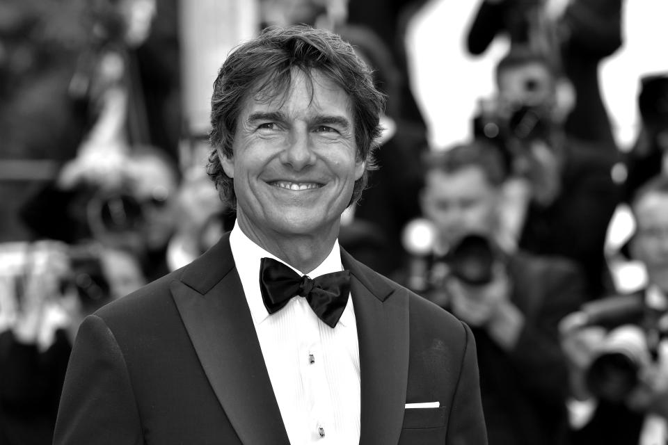 Pour Top Gun : Maverick, Tom Cruise a effectué une arrivée en hélicoptère au Festival de Cannes (Getty Images/WireImage)