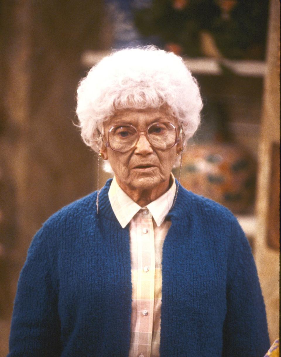 Estelle Getty had serious stage fright.