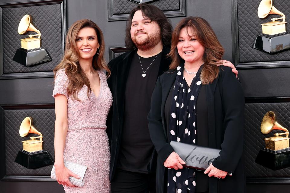 Andraia Allsop, Wolfgang Van Halen, and Valerie Bertinelli