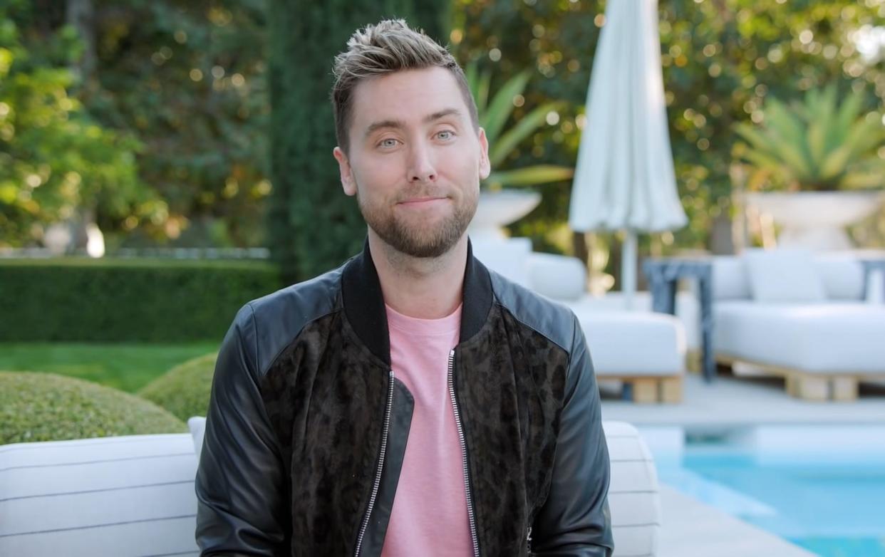 New parent Lance Bass joins the fight against child abuse by working with The Barbara Sinatra Children's Center in Rancho Mirage.