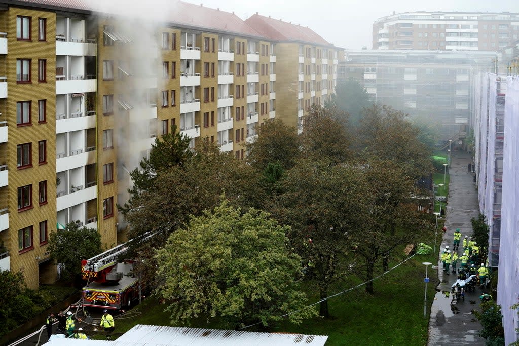 Sweden Apartment Blast (Adam Ihse)