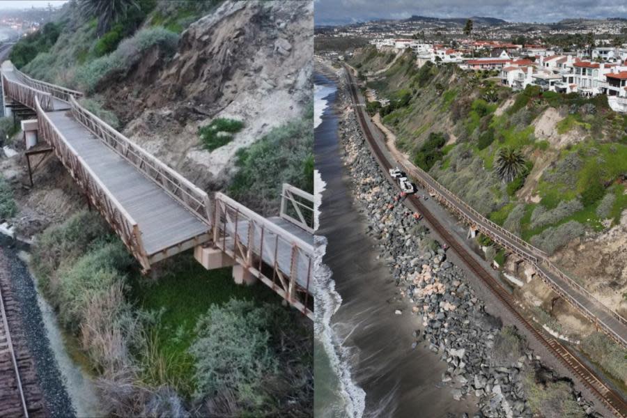 Estado de emergencia: Cierran vías ferroviarias en California debido a intensas lluvias