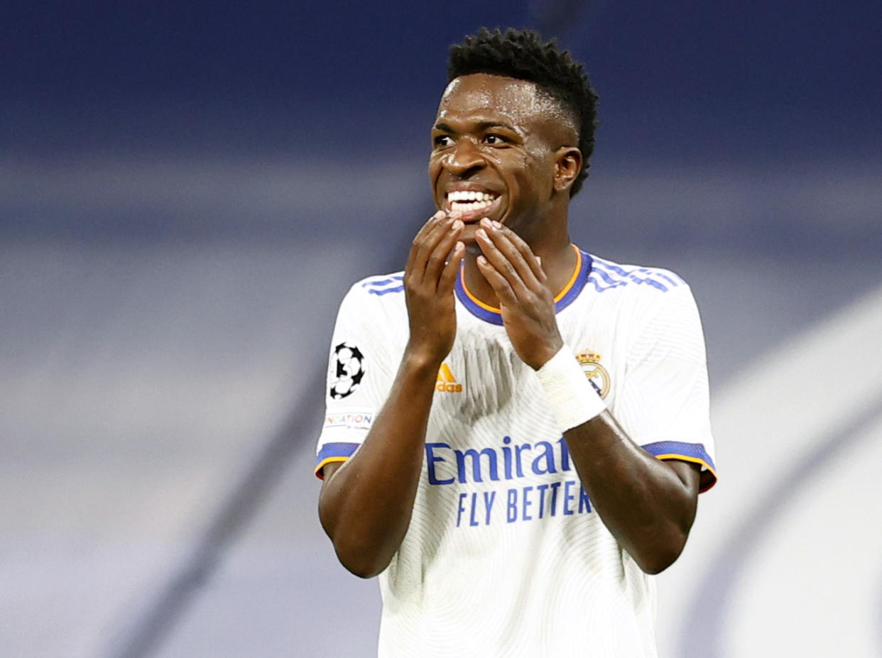 Gol de Vinicius Jr en goleada del Real Madrid es candidato a los mejores del año. (Foto: Reuters)