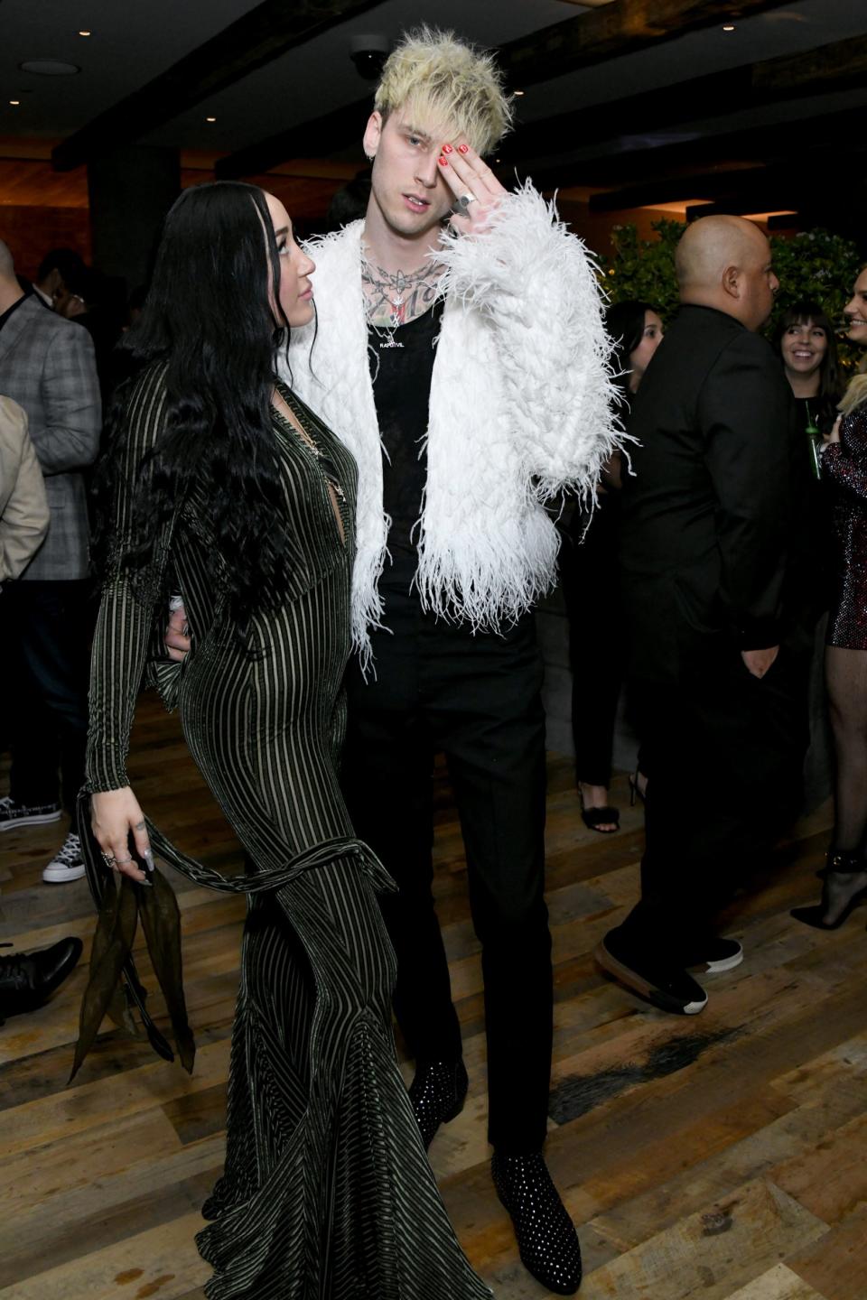 Noah Cyrus and Machine Gun Kelly (Getty Images )