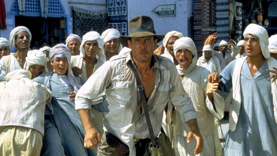 Harrison Ford as Indiana Jones in Raiders of the Lost Ark