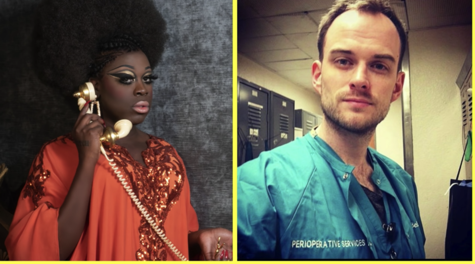 Bob the Drag Queen recently interviewed a nurse working on the frontlines of the coronavirus pandemic in her new YouTube show. (Photo: YouTube/Bob the Drag Queen)