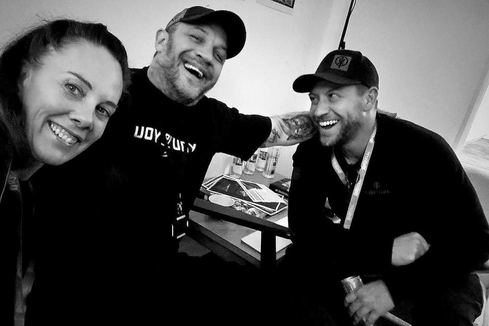 <p>Tom Hardy/Instagram</p> Tom Hardy says production on 