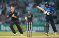 England v New Zealand - Second Royal London One Day International - Kia Oval - New Zealand's Nathan McCullum celebrates the dismissal of Adil Rashid Action Images via Reuters / Philip Brown