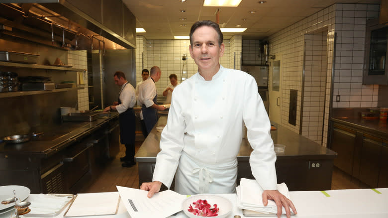 Thomas Keller in kitchen