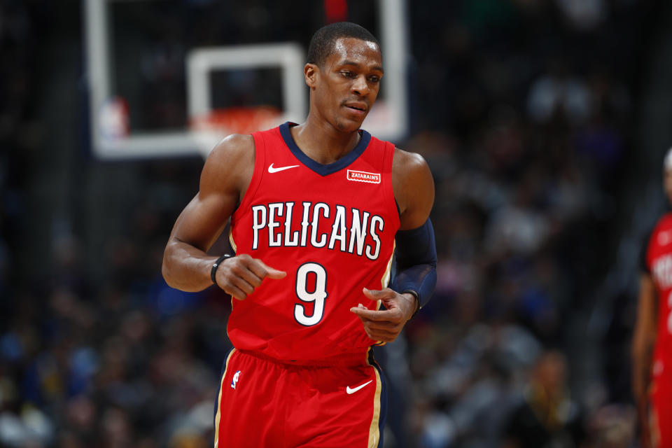 Rajon Rondo did something the NBA hasn’t seen since 1996 on Wednesday night. (AP)