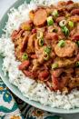 <p>Just a few shortcuts make this classic dish easy to make in about a half hour.</p><p>Get the <strong><a href="https://www.delish.com/cooking/recipe-ideas/recipes/a54954/easy-red-beans-and-rice-recipe/" rel="nofollow noopener" target="_blank" data-ylk="slk:Red Beans and Rice recipe;elm:context_link;itc:0;sec:content-canvas" class="link ">Red Beans and Rice recipe</a> </strong>from Delish.  </p><p><strong>RELATED:</strong> <a href="https://www.goodhousekeeping.com/food-recipes/easy/g40653909/30-minute-meals/" rel="nofollow noopener" target="_blank" data-ylk="slk:50 Easy 30-Minute Meals for a Quick and Healthy Family Dinner;elm:context_link;itc:0;sec:content-canvas" class="link ">50 Easy 30-Minute Meals for a Quick and Healthy Family Dinner</a></p>