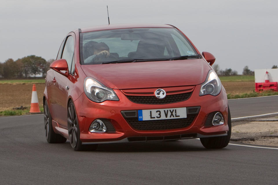 <p>So many hot Vauxhalls have been ‘nearly’ cars, but the Corsa Nürburgring was a happy exception. It needed to be with a name like that. The start point was a Corsa VXR, the key addition being a highly effective limited-slip differential, pulling the car tighter into curves. Power was up 13bhp to 202bhp, but more important were the inverted Bilstein dampers, progressive springs and Brembo brakes. With that diff, this Corsa was a joy on road and track.</p>