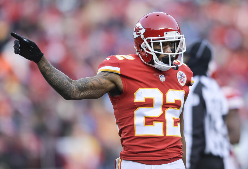 Kansas City Chiefs cornerback Marcus Peters is reportedly heading to the Rams in a trade. (AP)