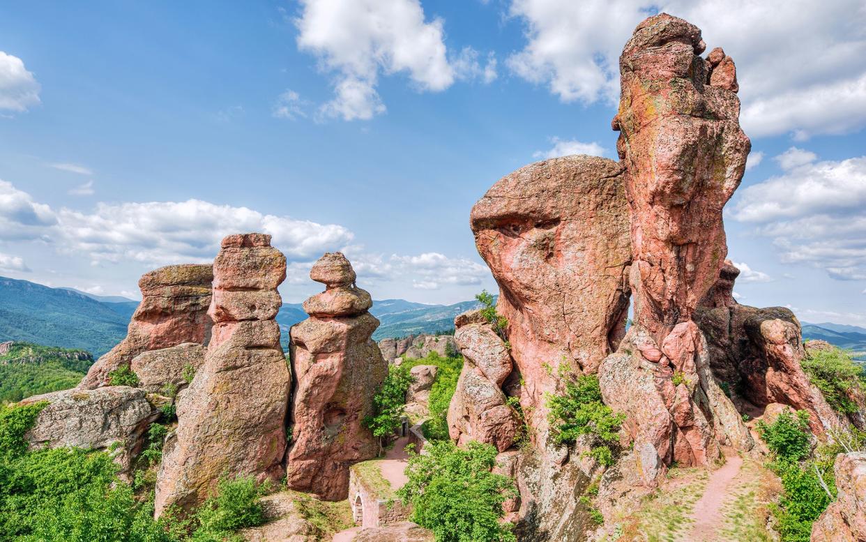 Belogradchik Rocks are a short drive from the port of Vidin in Bulgaria - This content is subject to copyright.