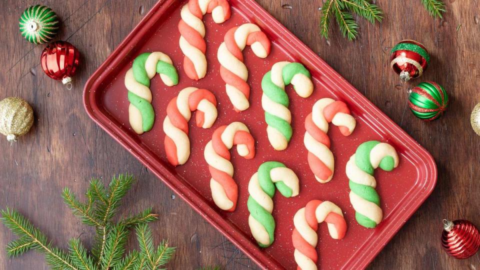 Candy Cane Cookies