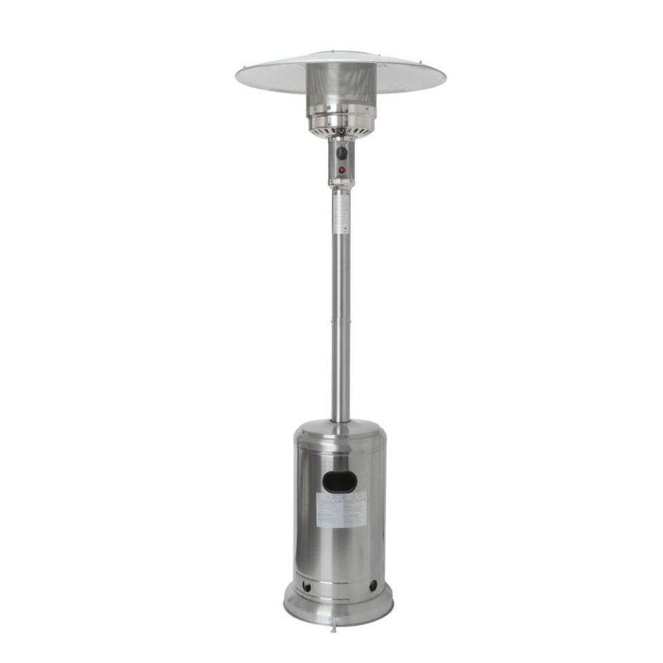 1) 48000 BTU Stainless Steel Patio Heater