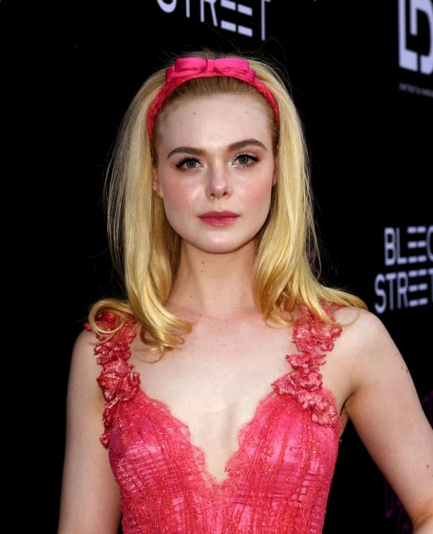 <em>Elle Fanning in Rodarte. Photo: Frazer Harrison/Getty Images</em>