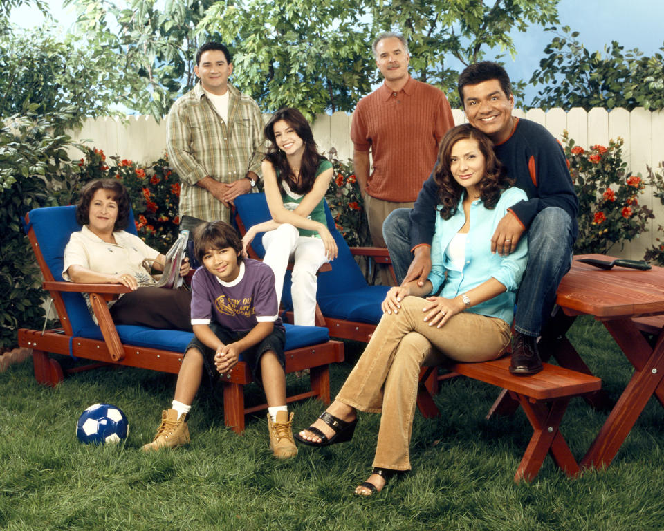 The cast of "George Lopez" poses for a season 4 promotional photo