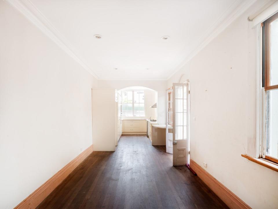 Long shot of the interior of 448 Bourke Street in Sydney's Surry Hills