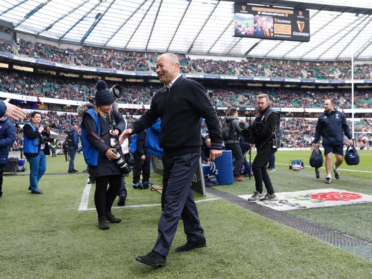 Eddie Jones hailed England's dominance over Ireland in their Six Nations encounter: AP