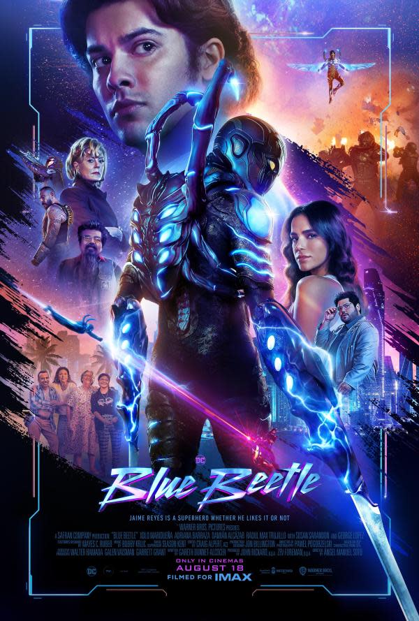 Póster de 'Blue Beetle' (Imagen: Warner Bros.)