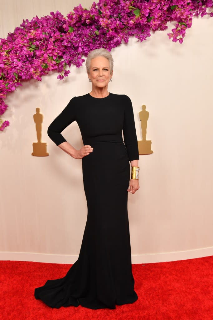 Jamie Lee Curtis at the 96th Academy Awards on March 10, 2024. WireImage