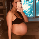 <p>“One month ago, 9.5months pregnant,” the mom-of-three captioned this throwback taken just before she <a rel="nofollow" href="https://www.yahoo.com/entertainment/jessica-alba-husband-cash-warren-015527346.html" data-ylk="slk:welcomed son Hayes;elm:context_link;itc:0;sec:content-canvas;outcm:mb_qualified_link;_E:mb_qualified_link;ct:story;" class="link  yahoo-link">welcomed son Hayes</a> into the world on Dec. 31, 2017. (Photo: <a rel="nofollow noopener" href="https://www.instagram.com/p/BerJYDWBuan/?utm_source=ig_embed" target="_blank" data-ylk="slk:Jessica Alba via Instagram;elm:context_link;itc:0;sec:content-canvas" class="link ">Jessica Alba via Instagram</a>) </p>