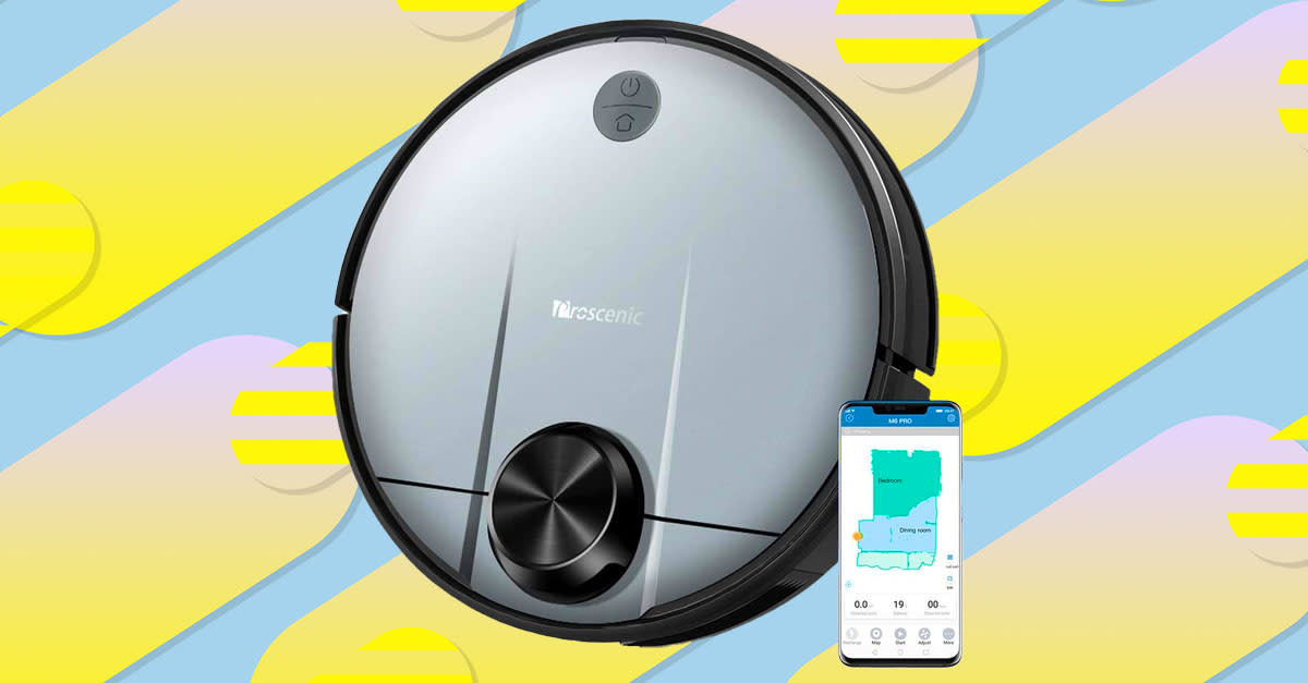 Get the job done without doing it yourself. The Proscenic M6 PRO Wi-Fi Connected Robot Vacuum Cleaner and Mop is a smart one! (Photo: Amazon)