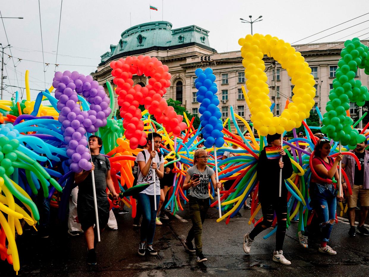 Now that LGBTQ+ people are, at least to some degree, permitted to be out and proud about our identities, marketing teams have identified us as potential targets for advertising and sales: AFP/Getty