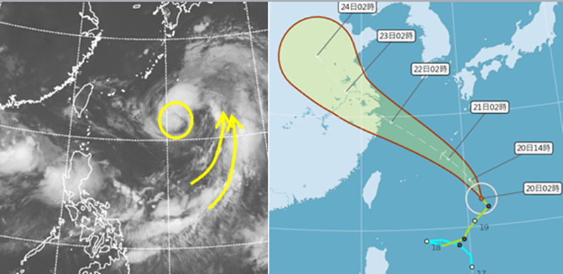 （截自「三立準氣象·老大洩天機」專欄）