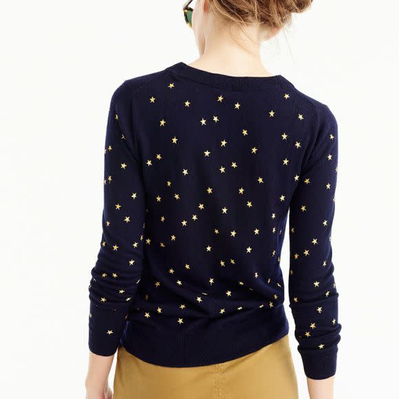 11) Embroidered Star Sweater