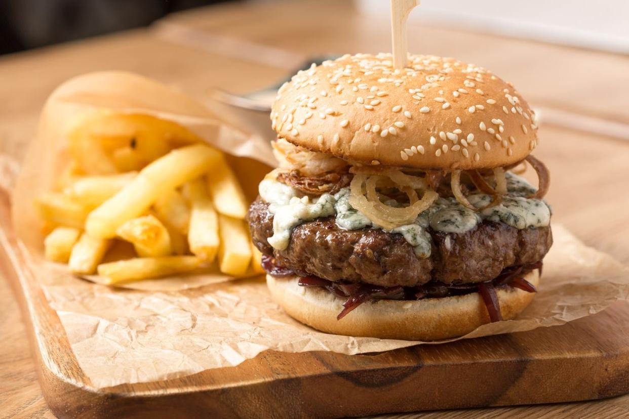 Curtis Stone Red Onion Burger