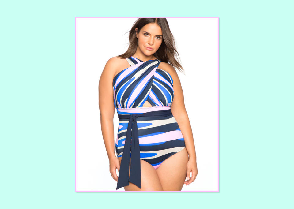 <p>$119.90; <a rel="nofollow noopener" href="http://www.eloquii.com/wrap-halter-one-piece-swimsuit/1634361.html?cgid=swim&start=21&dwvar_1634361_colorCode=4" target="_blank" data-ylk="slk:Eloquii;elm:context_link;itc:0;sec:content-canvas" class="link ">Eloquii</a>. </p>