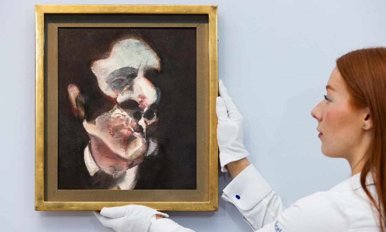 <span>Francis Bacon’s Study of George Dyer, 1970, is expected to fetch between £5m and £7m at auction.</span><span>Photograph: c/o Sotheby's</span>