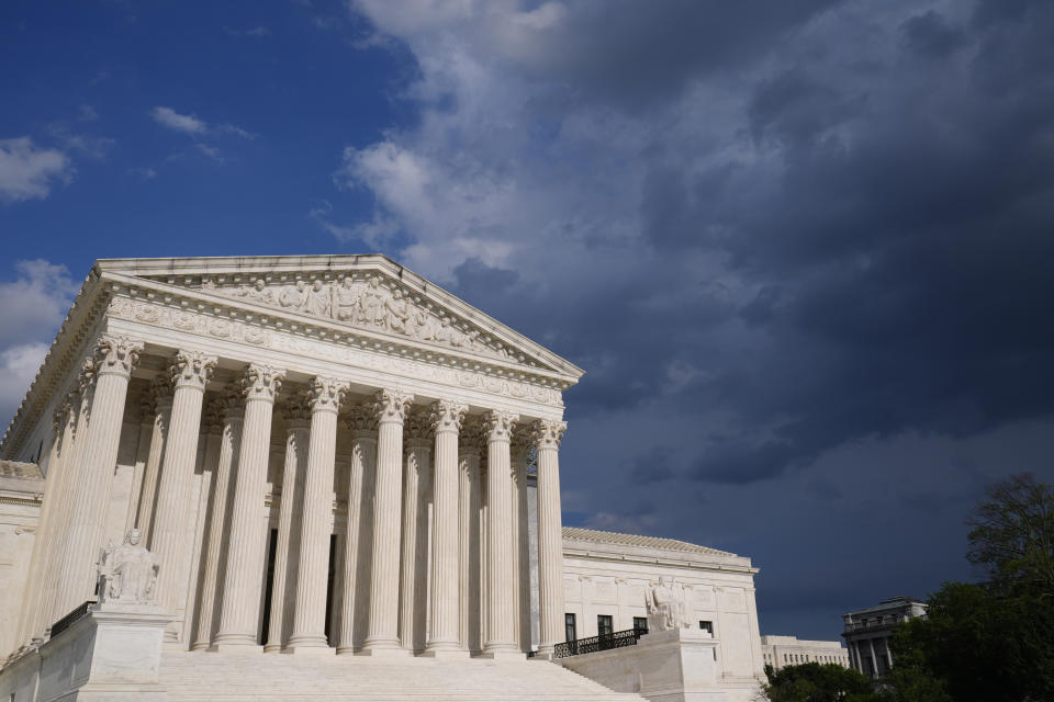 The Supreme Court in Washington, Sunday, June 30, 2024. (AP Photo/Susan Walsh)